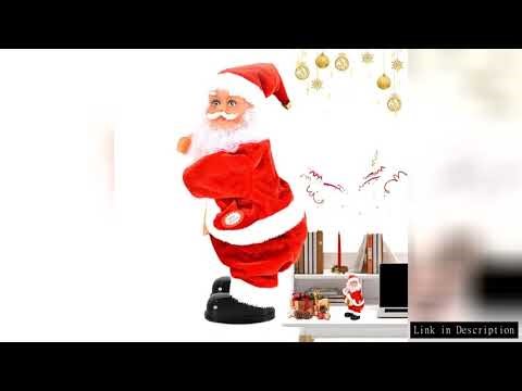 Santa Claus Doll Twerking Santa Soft Santa Claus Figurines Animated Dolls Dancing Santa Claus Intera