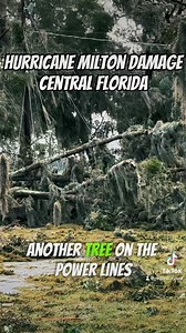 Hurricane Milton damage in Central Florida. Probably wont have grid power for over a week. Good thing I’m a prepper 🙌 #hurricanemilton #poweroutage #griddown #hurricane | Recon Survival