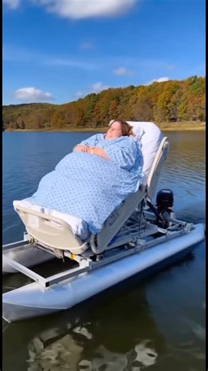 128K views · 447 reactions | Hospital bed pontoon boats! 勞 #funny #emergency #police | Viral Footage | Facebook