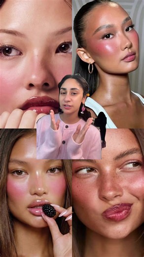 ‏حاولت اعمل الberry makeup🫐🍓 عوزه اعرف تقيمكم بردو للوك❤️ | berry makeup