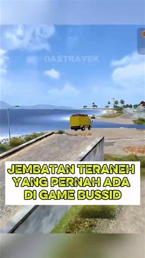 Jembatan TERANEH di Games BUSSID #shorts #games #bussid