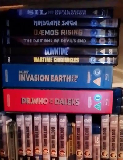 My Doctor who spin of Blu-ray and DVD collection