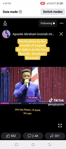 Joe Praise on TikTok