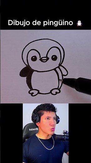 The best drawing trick 🔥 | Penguin drawing 🐧 #drawing #reels #art #penguin