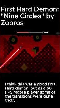 My Demon Progression #geometrydash #gd #gaming