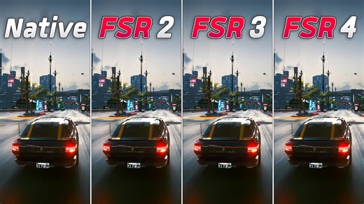 FSR 2 vs FSR 3 vs FSR 4 - Graphics & performance comparison