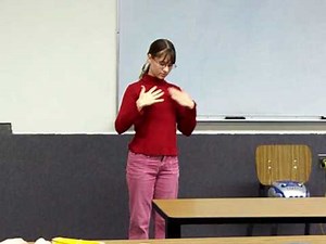 Les Miserables Castle On A Cloud in ASL