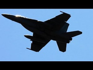 岩国に再来・F/A-18 艦載機（4K) / F/A-18 Carrier-Based Aircraft Iwakuni (4K)