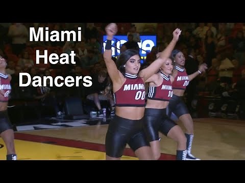 Miami Heat Dancers - NBA Dancers - 1/5/2020 dance performance - Heat vs Trail Blazers