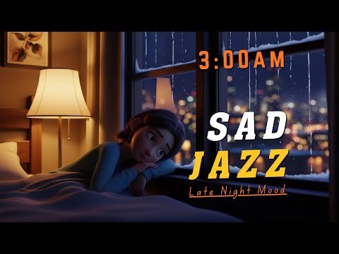 Sad Jazz Music 🎷 | Late Night Rainy Mood | Emotional Jazz Instrumental