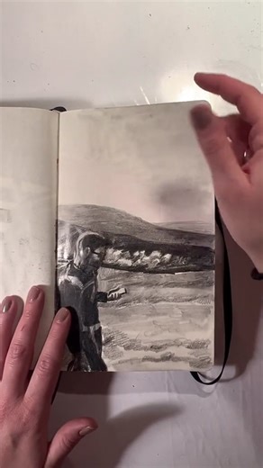 1.1K views · 39 reactions | A tour through #rozzella_'s sketchbook, where each page shares a world filled with mystery and emotion through intricate pencil drawings. Artwork and video by Rossella Ferro #Moleskine #MoleskineByYou | Moleskine | Facebook