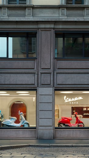 356K views · 3K reactions | The first Vespa Concept Store in the world opens in Milan. VESPA THE EMPTY SPACE brings the brand’s heritage into the present. Check out the best moments from the event at our store - a special thanks to @whoopsee.it for this video. #Vespa #VespaTheEmptySpace #VespaPilotDogsDrop #VespaIndonesia | Vespa | Facebook