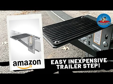 Amazon Boat Trailer Step - Inexpensive and Easy!