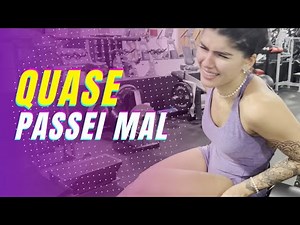 QUASE PASSEI MAL NESSE TREINO