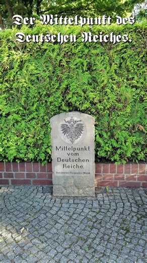 Geografischer Mittelpunkt des Deutschen Reiches in Spremberg
