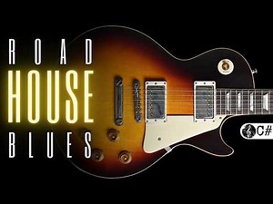 Roadhouse Blues Progression Backing Track in C# | Classic 12-Bar Blues Jam Long Version