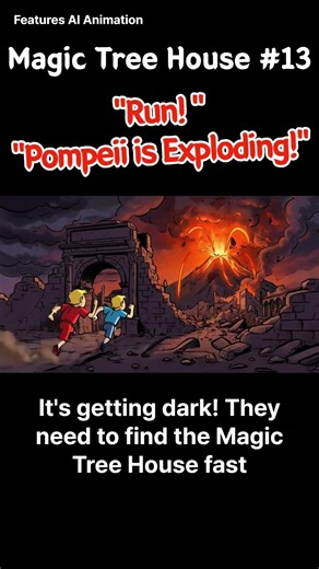 🌋 Magic Tree House #13 Skimming (Chapters 6-7) | Escape from Pompeii! 🌋