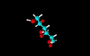 葡萄糖 C6H12O6 3D 模型