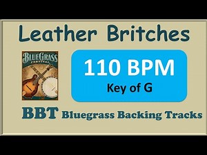 Leather Britches bluegrass backing track 110 bpm