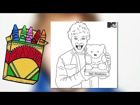WTF! Ed Sheeran & One Direction Coloring Books Too Creepy?!