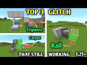 Top 3 Glitches STILL Working in Minecraft Java 1.21! 🔥
