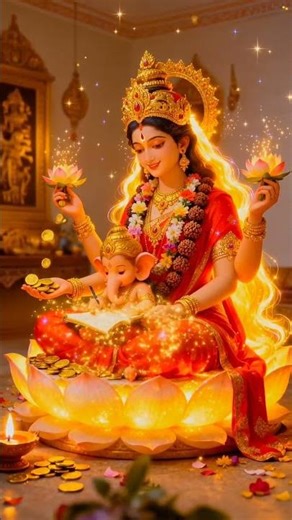 Why We Worship Maa Lakshmi & Lord Ganesha on Diwali ✨🙏