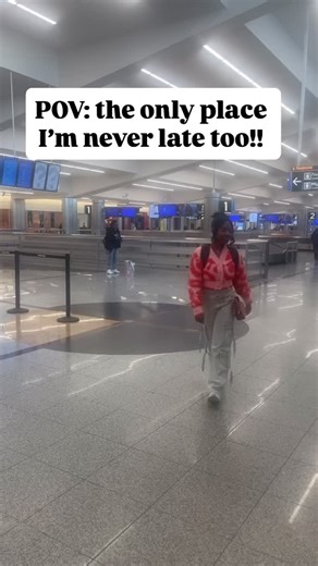 I might be late to something’s, but the airport is one of the places I’m always on time. #timecrunch #clock #ticking #time | K-lock