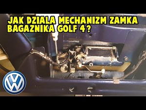 VW Golf 4/IV trunk lock mechanism
