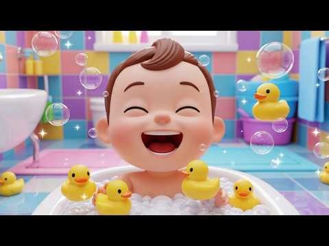 Bath Time Bubbles Song | kids nursery rhymes & baby songs | Fun Splash & Bubble Adventure 🛁🎵