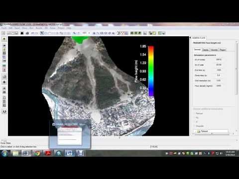 How to run Debris flow simulation using RAMMS (Basic steps only)