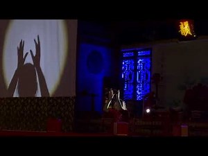 Sichuan Opera shadow puppetry or shadowgraph art