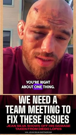 🚨 Jean Silva Speaks About His Brutal Loss To Diego Lopes #ufc #shorts #trending #viral