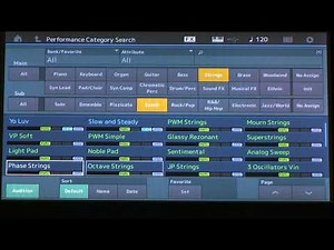 Yamaha MODX All Synth Strings