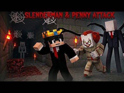 CAN I SURVIVE? PENNYWISE & SLENDERMAN ATTACK! 😱