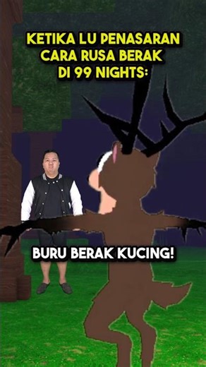 When You're Wondering How Deer Poop in 99 Nights in the Forest 🤣