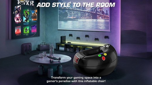 Watch The Gamer's Chair - Inflatable Gaming Chair For Kids & Teens on Amazon Live