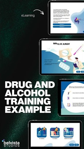 EXAMPLES from our recent DRUG AND ALCOHOL TRAINING PROJECT. 🤩