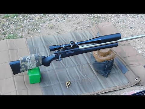 22 BR Ladder Test AA2520 Berger 52gr/ results in near one hole group