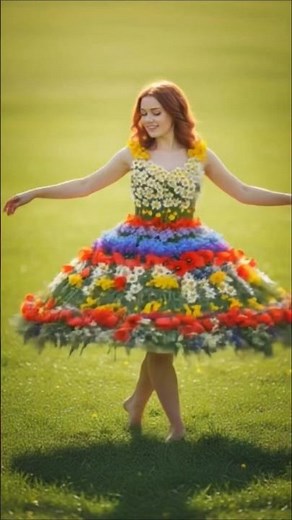 🌷 “Magical Fairies Wearing Real Flowers and Dancing in Nature 💐🧚‍♀️” #aivideo #shortsfeed #bome