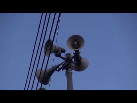 防災行政無線チャイム 埼玉県朝霞市17時30分「夕焼け小焼け」