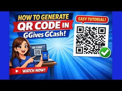 How to generate QR code in Ggives gcash?