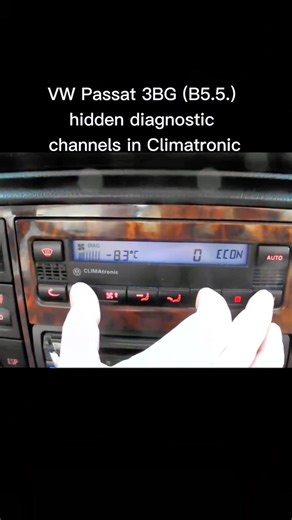 Discover Hidden Menu Features in Audi A4 B5 and VW Passat 3BG