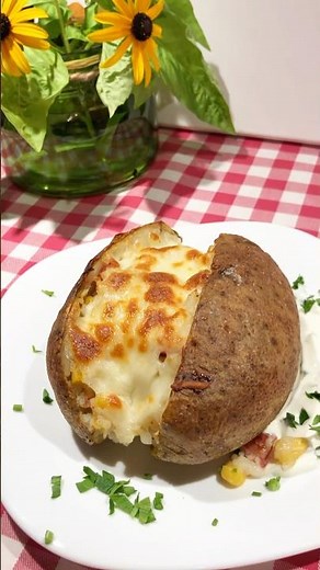 Perfect Stuffed Baked Potato 😋