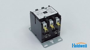 Holdwell SA-3P-40A-120V 3 Pole 40 Amp 120V Coil Definite Purpose Air Conditioner Contactor