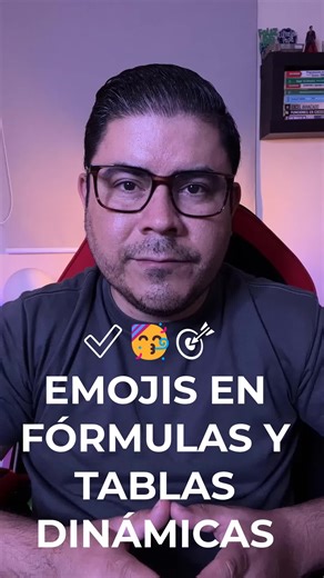 Aprende a usar Emojis en tus fórmulas y Tablas dinámicas en Excel.