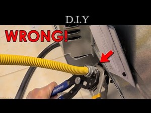 DIY IKEA Kitchen (Part 3) -How to disconnect and reconnect gas line to stove/range?