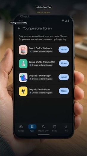 Android Personal Apps: A Google Play Install Isn't a Review