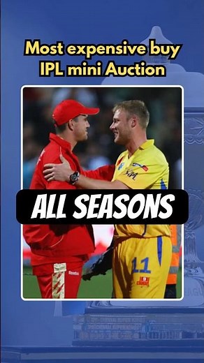 IPL most expensive buys all seasons #ipl #iplauction