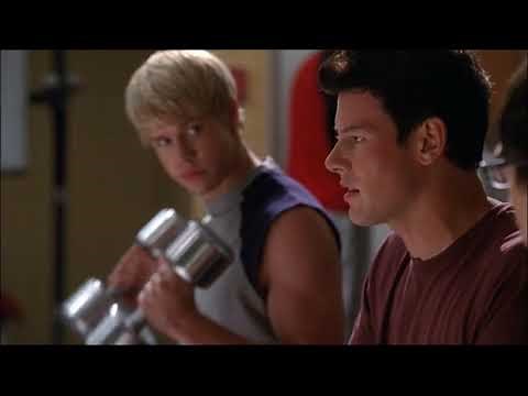 Glee - Finn, Sam and Artie Work Out For 'Rocky Horror' 2x05