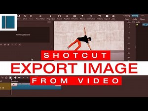 Shotcut export image from video | Shotcut export frame